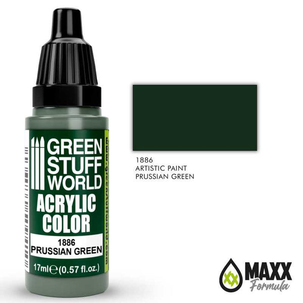 GREEN STUFF WORLD Acrylic Color - Prussian Green 17ml