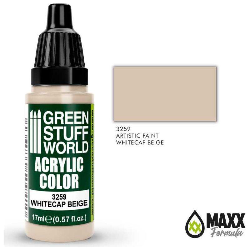 GREEN STUFF WORLD Acrylic Color - Whitecap Beige 17ml