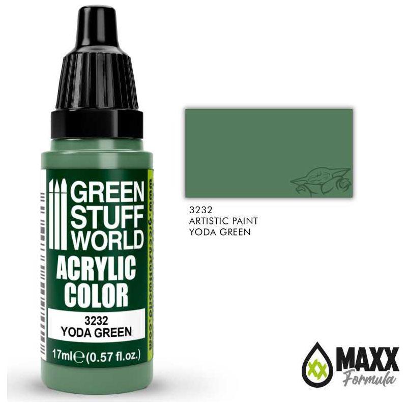 GREEN STUFF WORLD Acrylic Color - Yoda Green 17ml