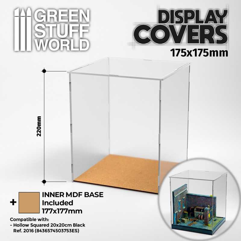 GREEN STUFF WORLD Acrylic Display Case 175x175mm