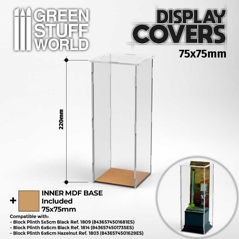 GREEN STUFF WORLD Acrylic Display Case 75x75mm