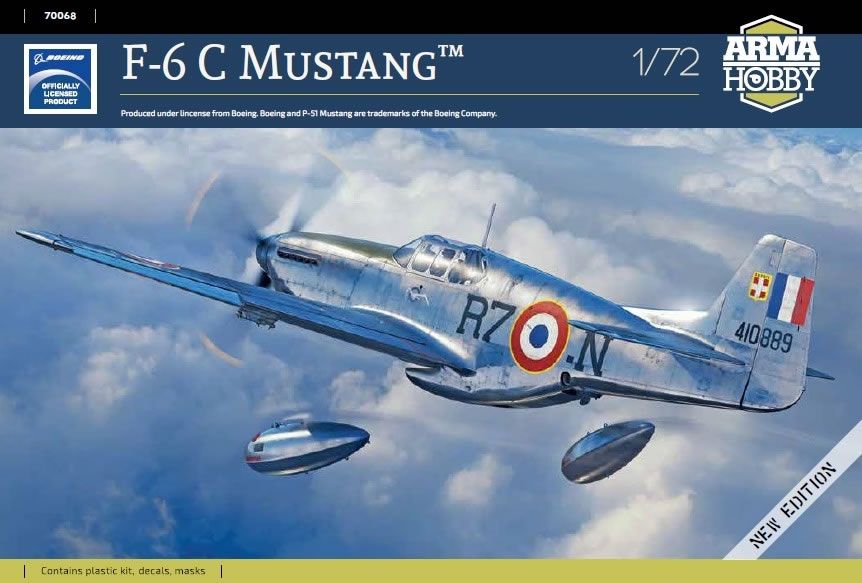 ARMA HOBBY 1/72 F-6 C Mustang Plastic Model Kit