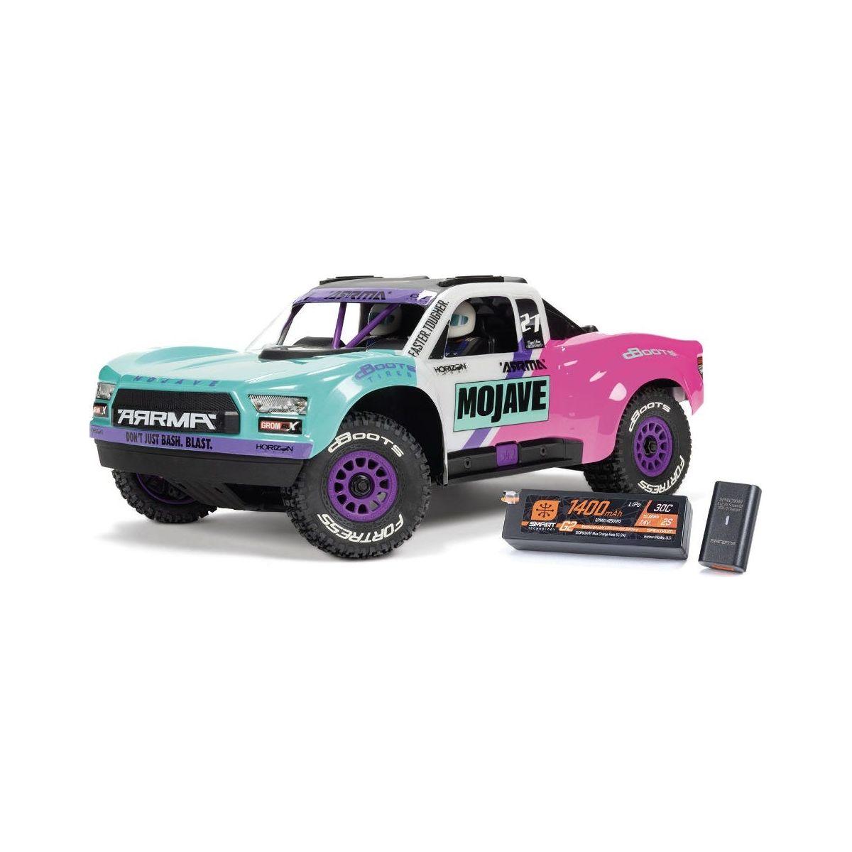 Arrma Mojave Grom 223S Brushless 1/18 4x4 Desert Truck RTR, Teal, ARA2304ST1