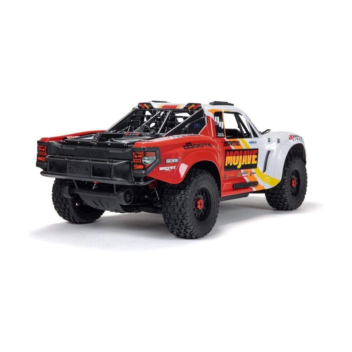 ARRMA Mojave 1/7 4X4 BLX 4S Desert Truck RTR, White/Red Brushless