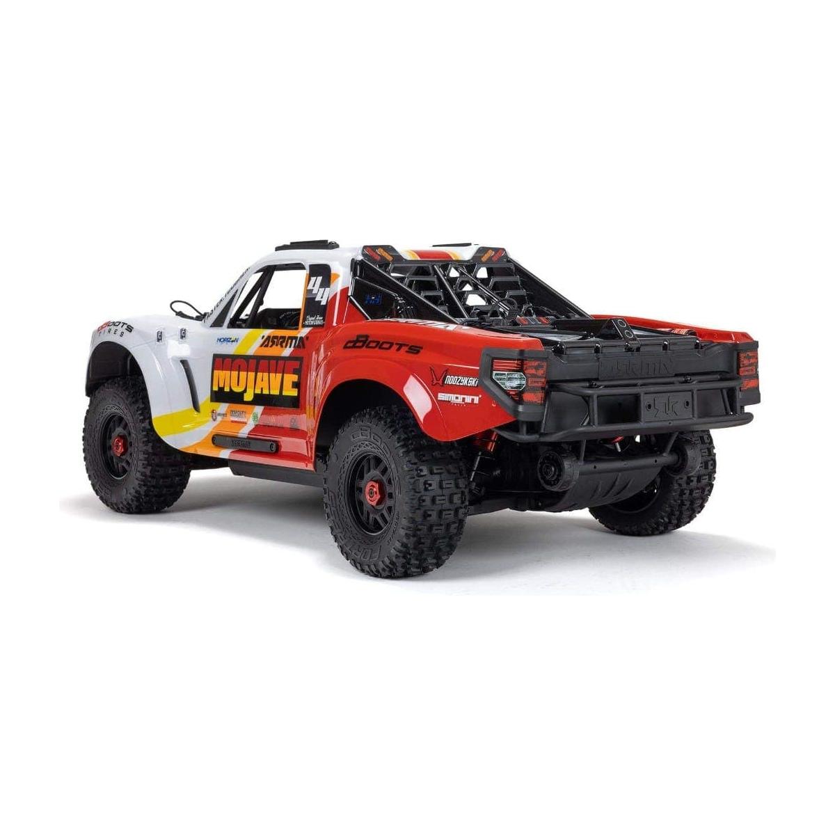 ARRMA Mojave 1/7 4X4 BLX 4S Desert Truck RTR, White/Red Brushless