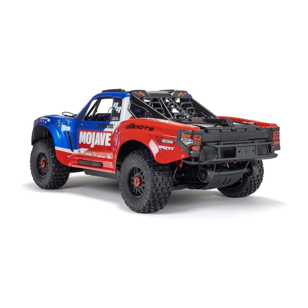 ARRMA Mojave 1/7 4X4 BLX 4S Desert Truck RTR, Blue/Red