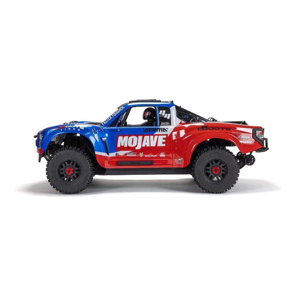 ARRMA Mojave 1/7 4X4 BLX 4S Desert Truck RTR, Blue/Red