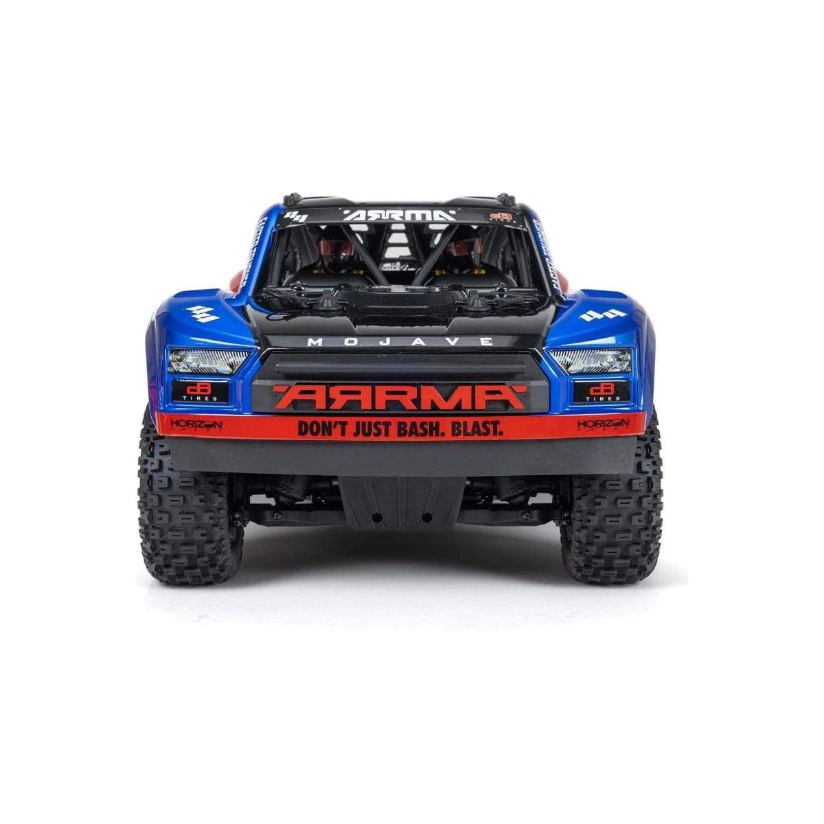 ARRMA Mojave 1/7 4X4 BLX 4S Desert Truck RTR, Blue/Red