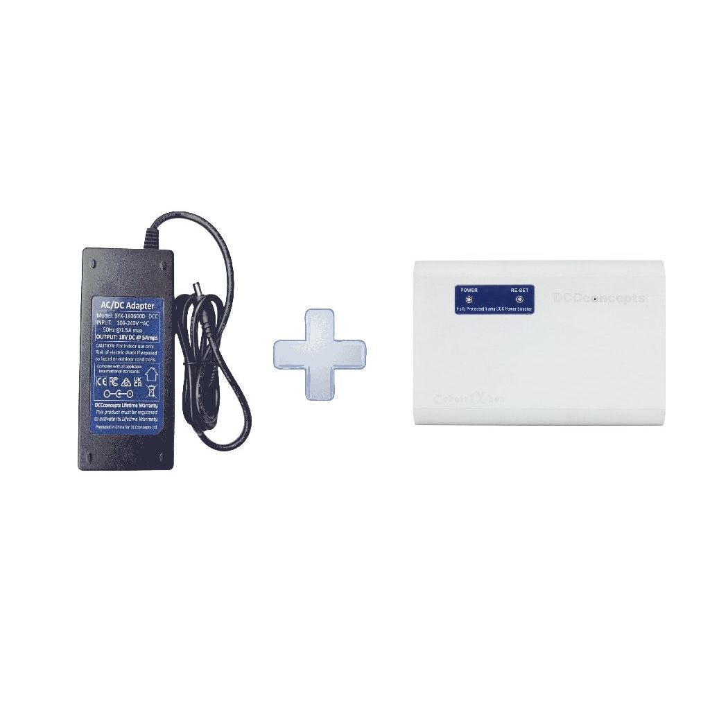 DCC CONCEPTS Alpha DCC System Power Upgrade Bundle