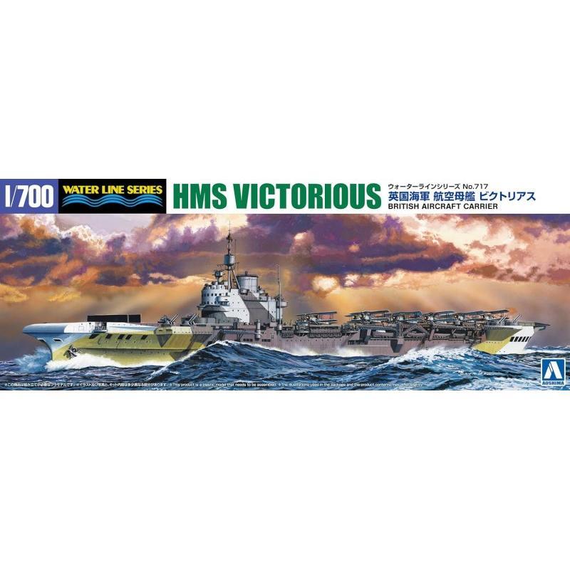 AOSHIMA 1/700 British Aircraft Carrier Victorious