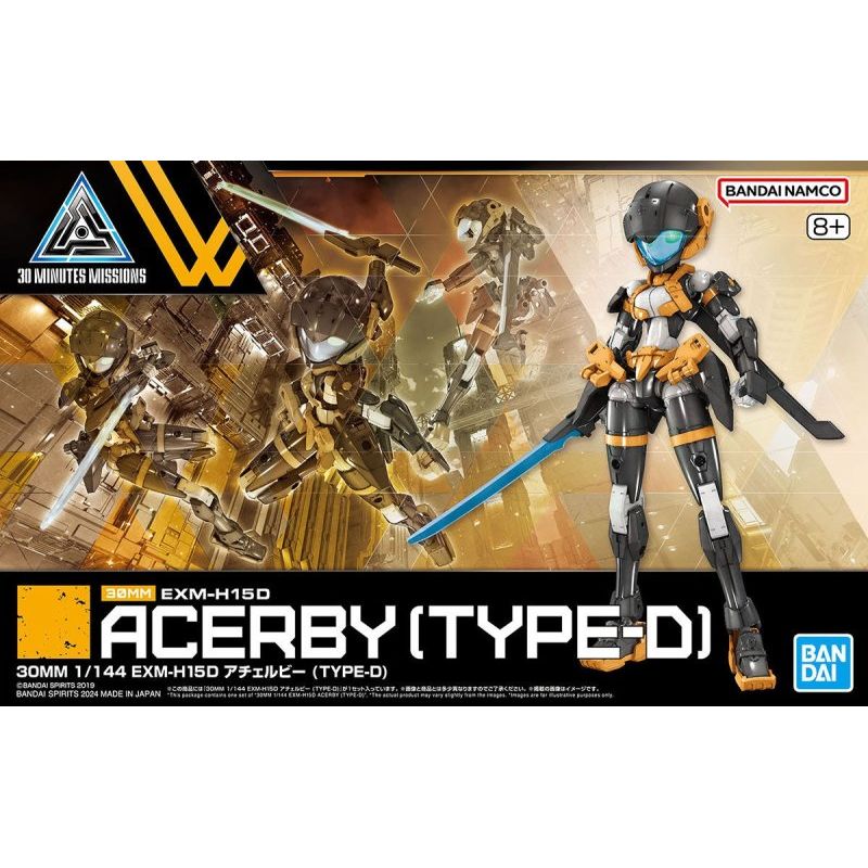 BANDAI 30MM 1/144 EXM-H15D ACERBY (TYPE-D)