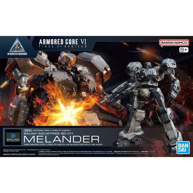 BANDAI 30MM Armored Core Vi Fires Of Rubicon Balam Industries Bd-011 Melander
