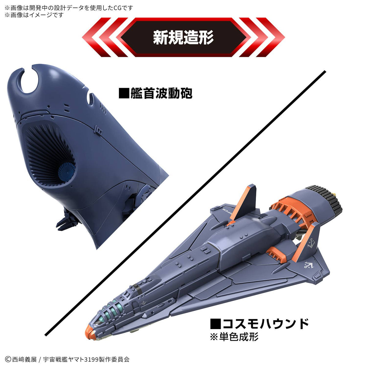 BANDAI 1/1000 SPACE BATTLESHIP YAMATO 3199 Deluxe Set