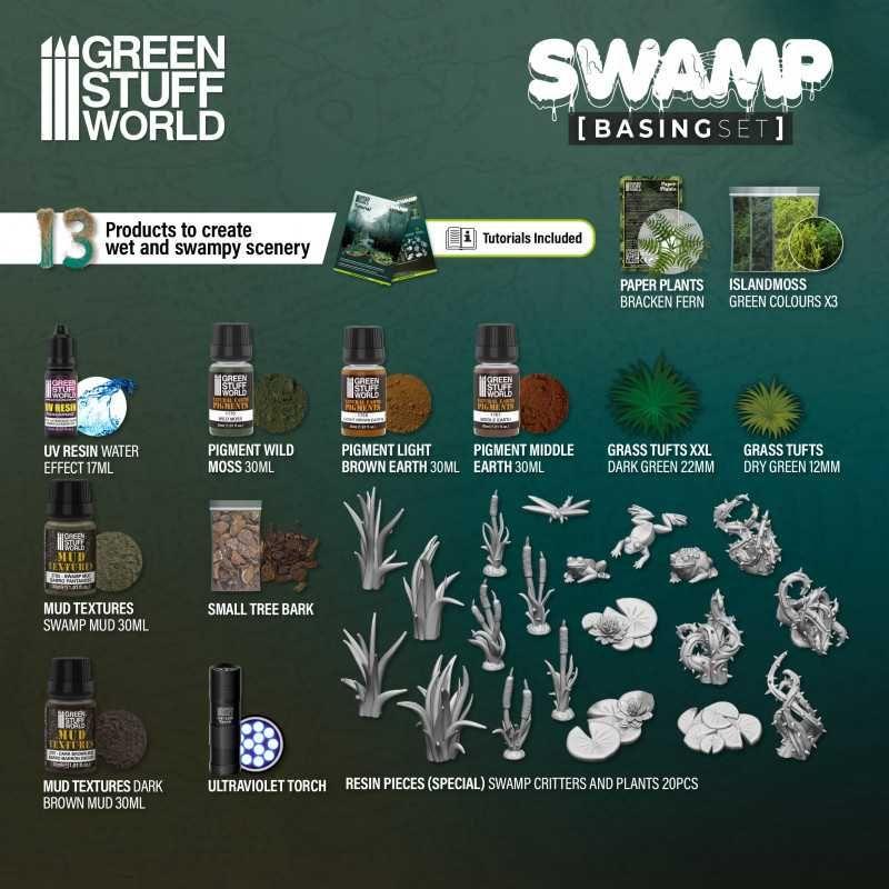 GREEN STUFF WORLD Basing Sets - Swamp