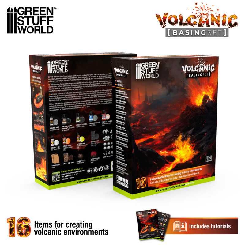 GREEN STUFF WORLD Basing Sets - Volcanic