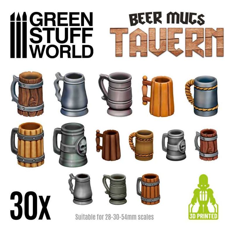 GREEN STUFF WORLD Beer Mugs - Tavern
