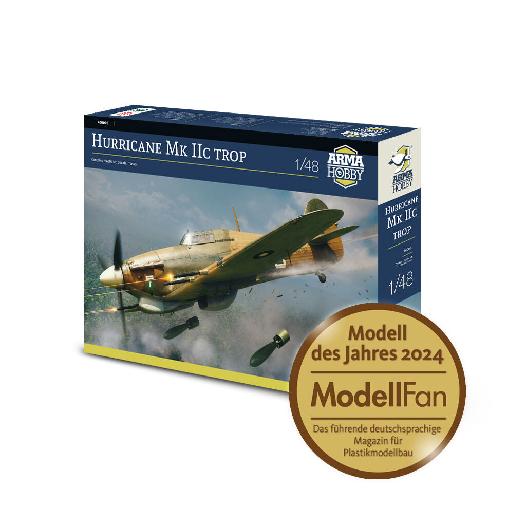 Arma Hobby 1/48 Hawker Hurricane Mk.IIc Trop Plastic Model Kit