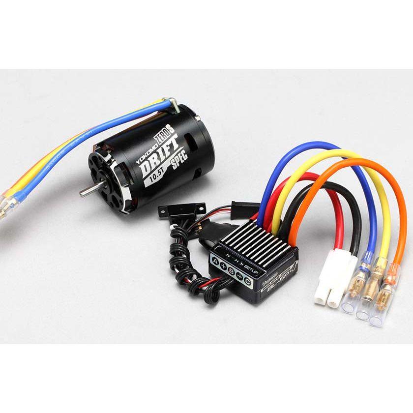 YOKOMO Brushless SP4 ESC/S105D Motor(Black)