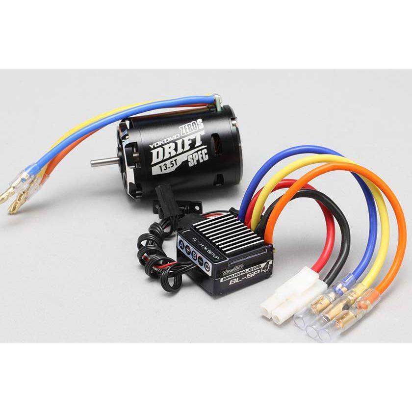 YOKOMO Brushless SP4 ESC/S135D Motor(Black)