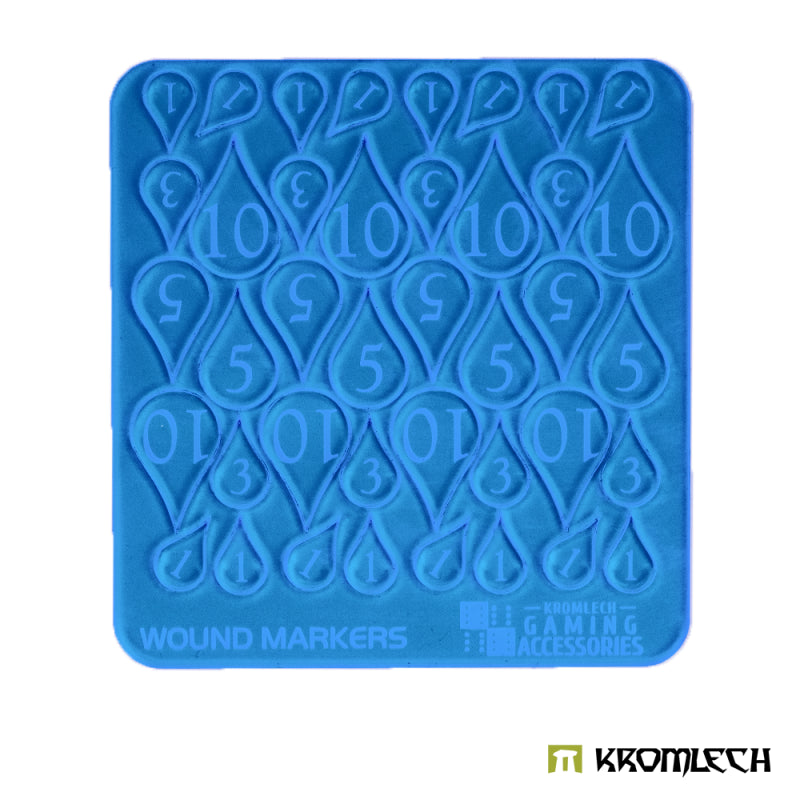 KROMLECH Blood Drops Wound Tokens - Blue