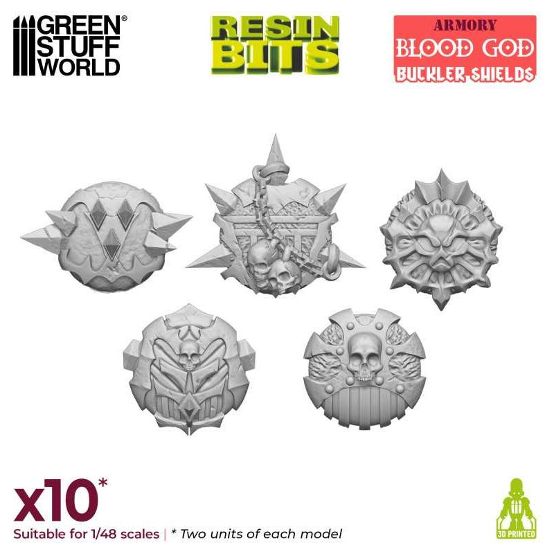 GREEN STUFF WORLD Blood God Bucklers