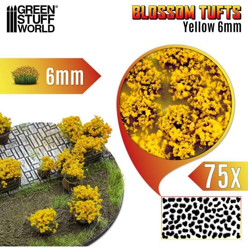 GREEN STUFF WORLD BLOSSOM TUFT - YELLOW