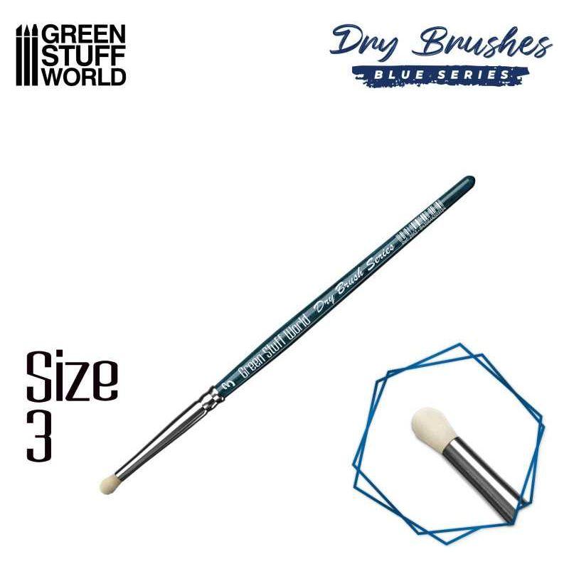 GREEN STUFF WORLD Blue Series Dry Brush - Size 3