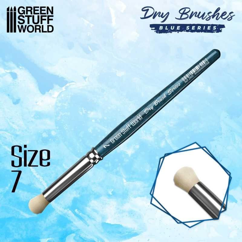 GREEN STUFF WORLD Blue Series Dry Brush - Size 7