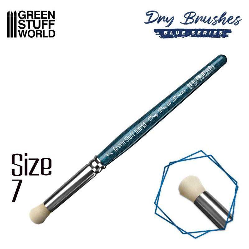 GREEN STUFF WORLD Blue Series Dry Brush - Size 7