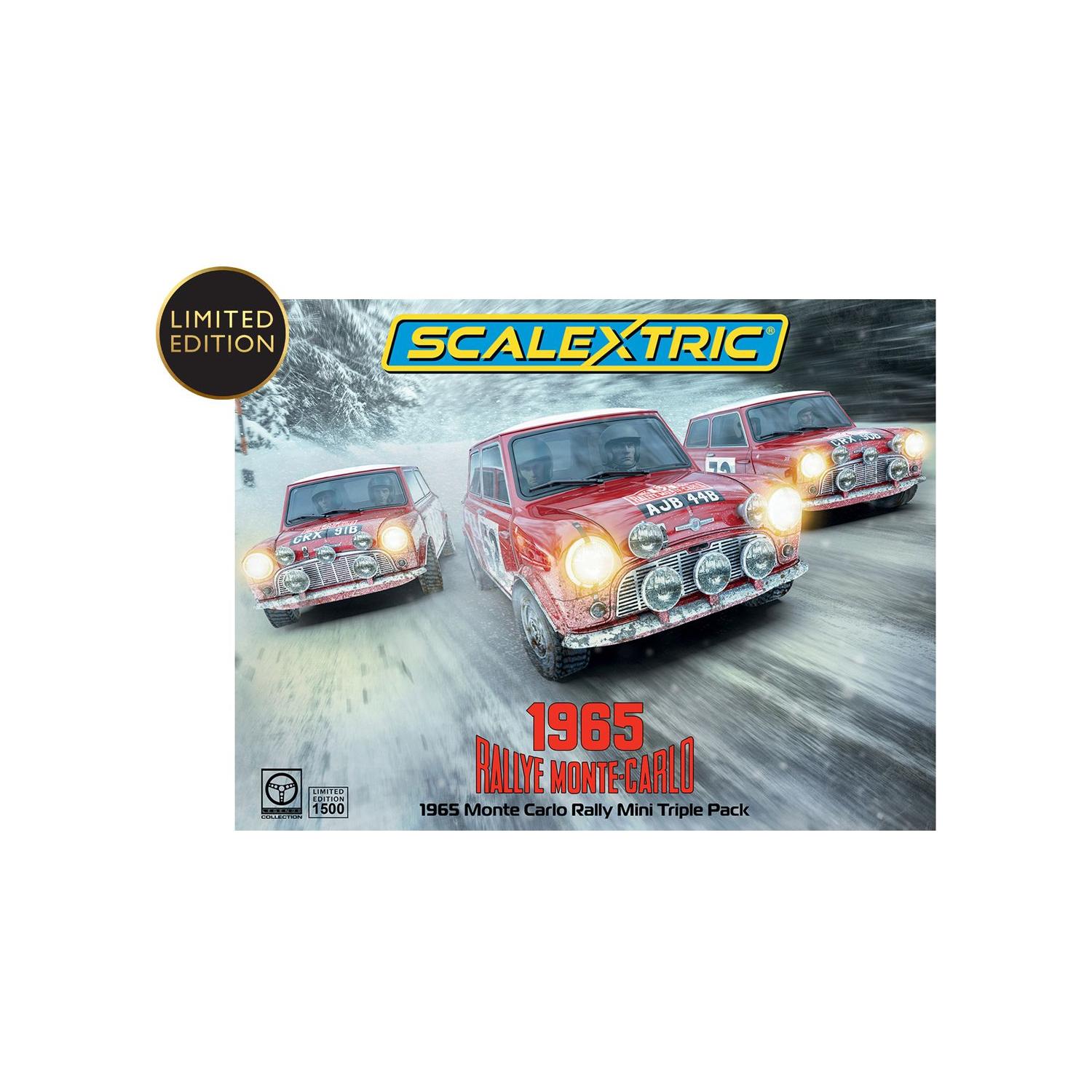 Scalextric 1965 Monte Carlo Rally Mini -Triple Car Pack