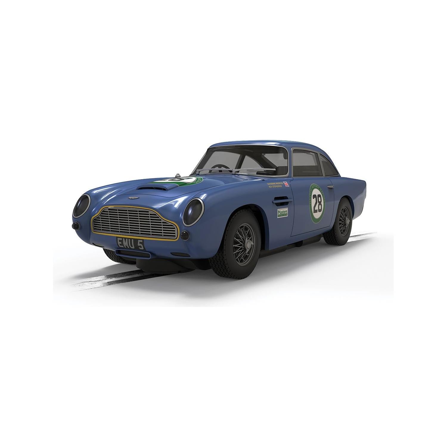 Scalextric Aston Martin DB5 - Blue / Yellow -Historic GT Racing