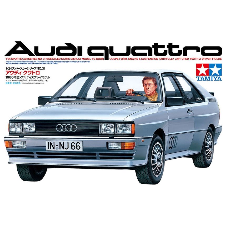 TAMIYA 1/24 Audi Quattro Kit 1/24