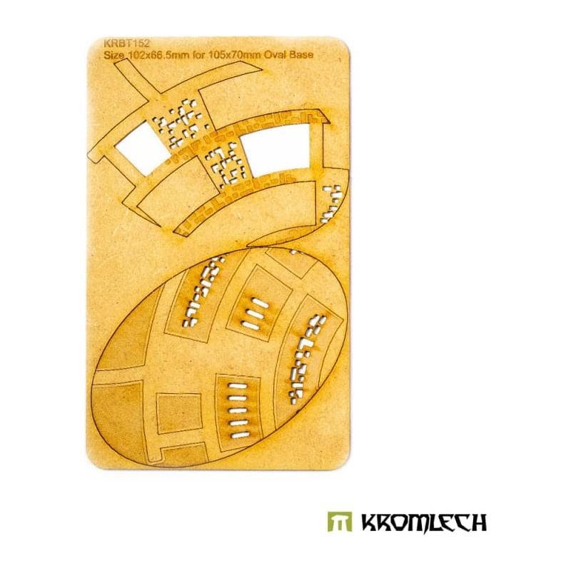 KROMLECH Caste Enclaves 105x70mm Oval Base Topper