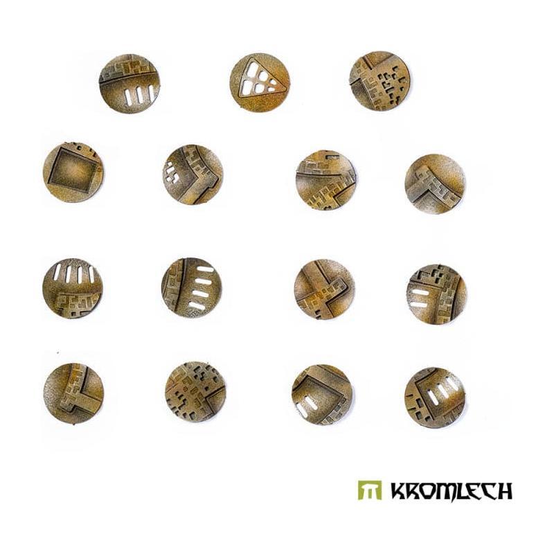 KROMLECH Caste Enclaves 25mm Round Base Toppers