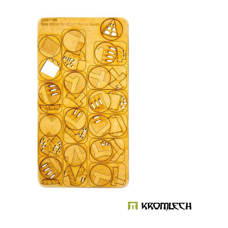 KROMLECH Caste Enclaves 25mm Round Base Toppers