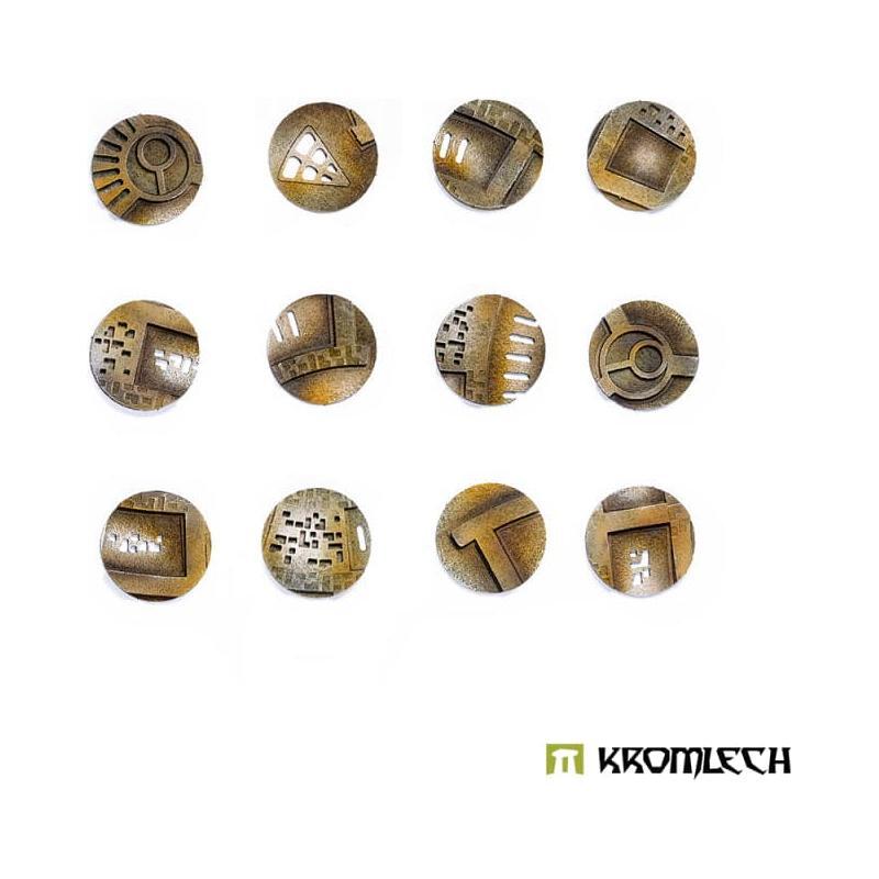 KROMLECH Caste Enclaves 30mm Round Base Toppers