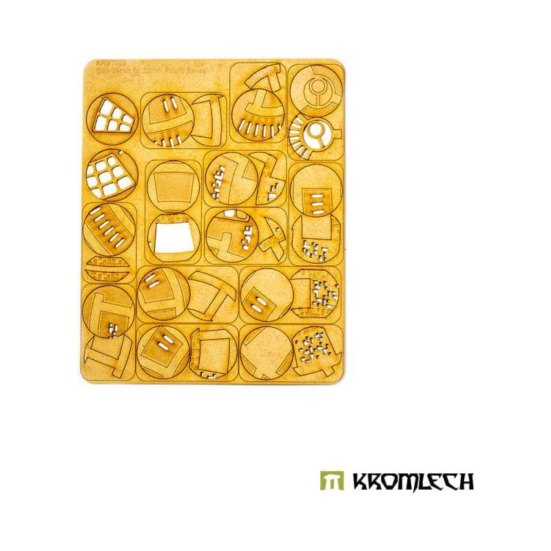 KROMLECH Caste Enclaves 32mm Round Base Toppers