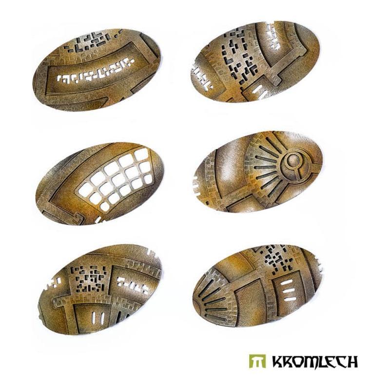 KROMLECH Caste Enclaves 75x42mm Oval Base Toppers