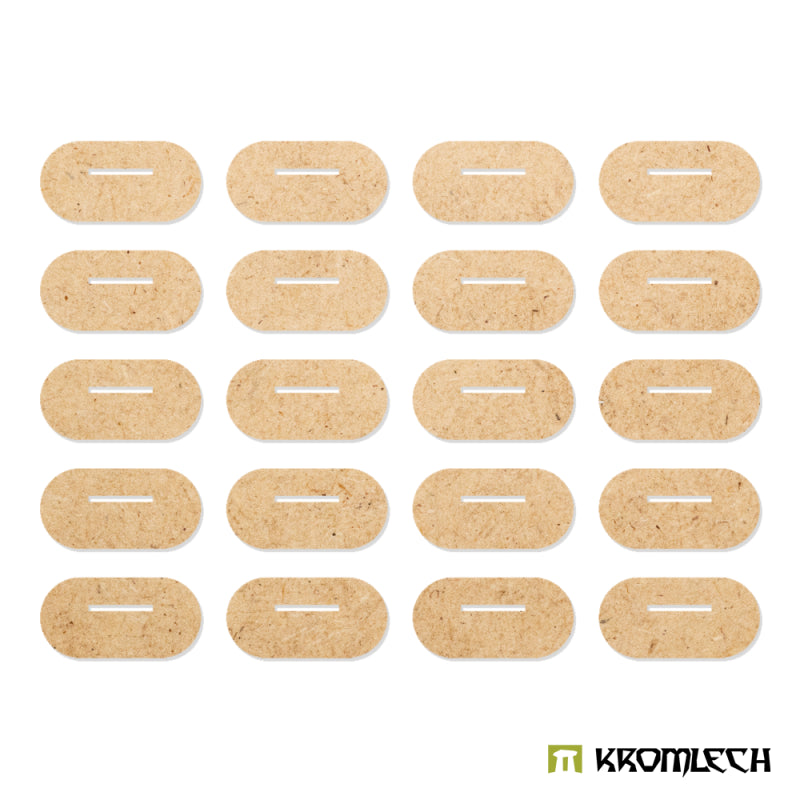 KROMLECH Cavalry Bases 25x50 mm with slot