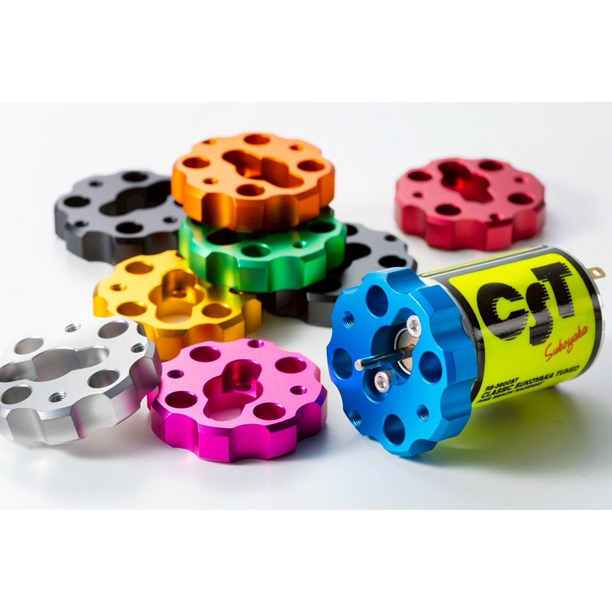 PINE BEACH 380 Motor Adapter for DT02/03/04 Hornet Evo RC10 Vintage Series Green