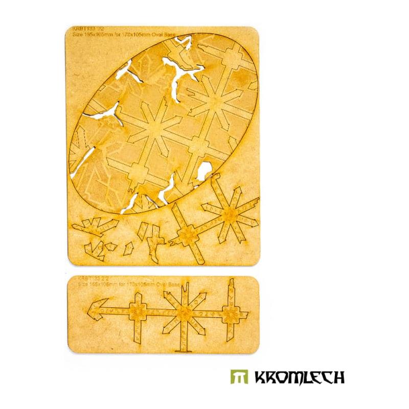 KROMLECH Chaos Temple 170x105 mm Oval Base Topper