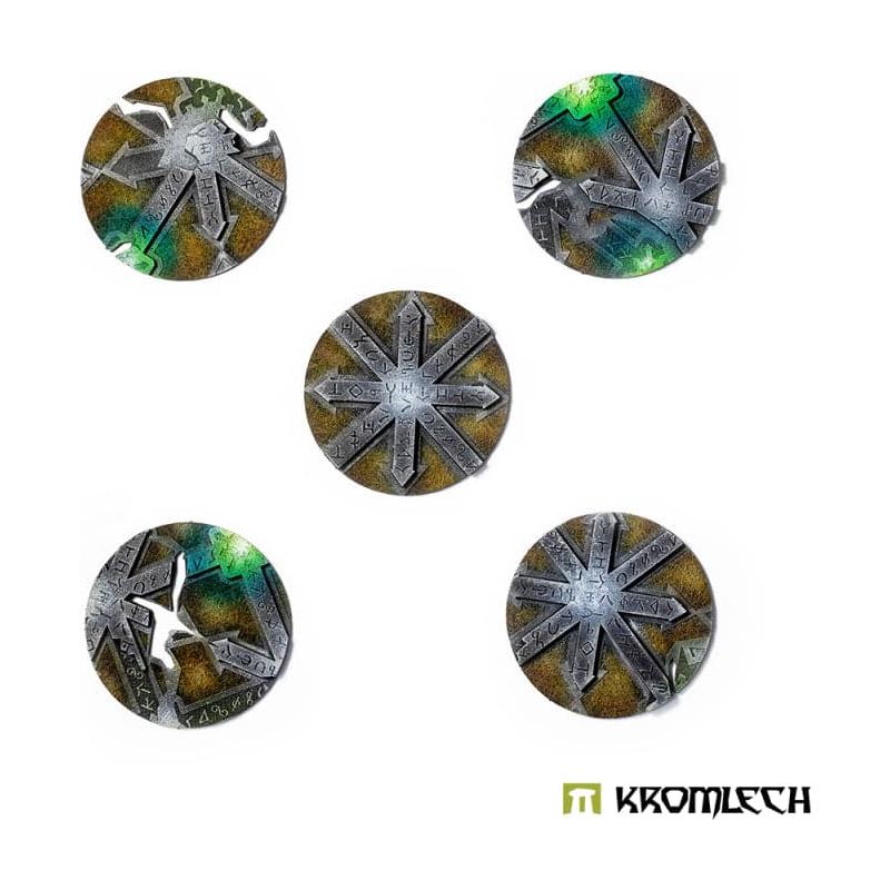 KROMLECH Chaos Temple 50mm Round Base Toppers - 50 mm