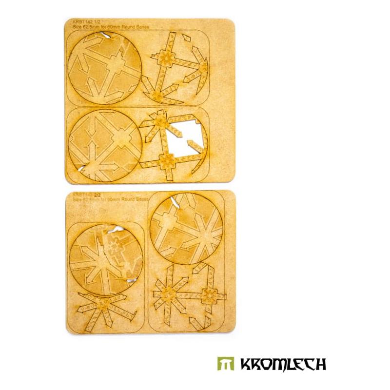 KROMLECH Chaos Temple 60mm Round Base Toppers