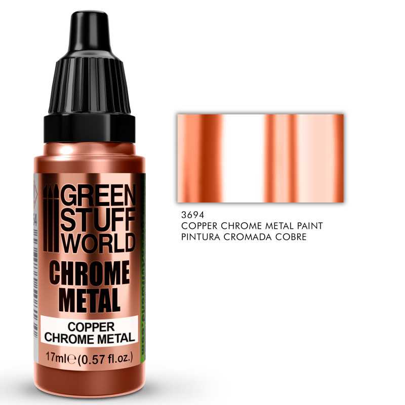 GREEN STUFF WORLD Chrome Paint - Copper 17ml