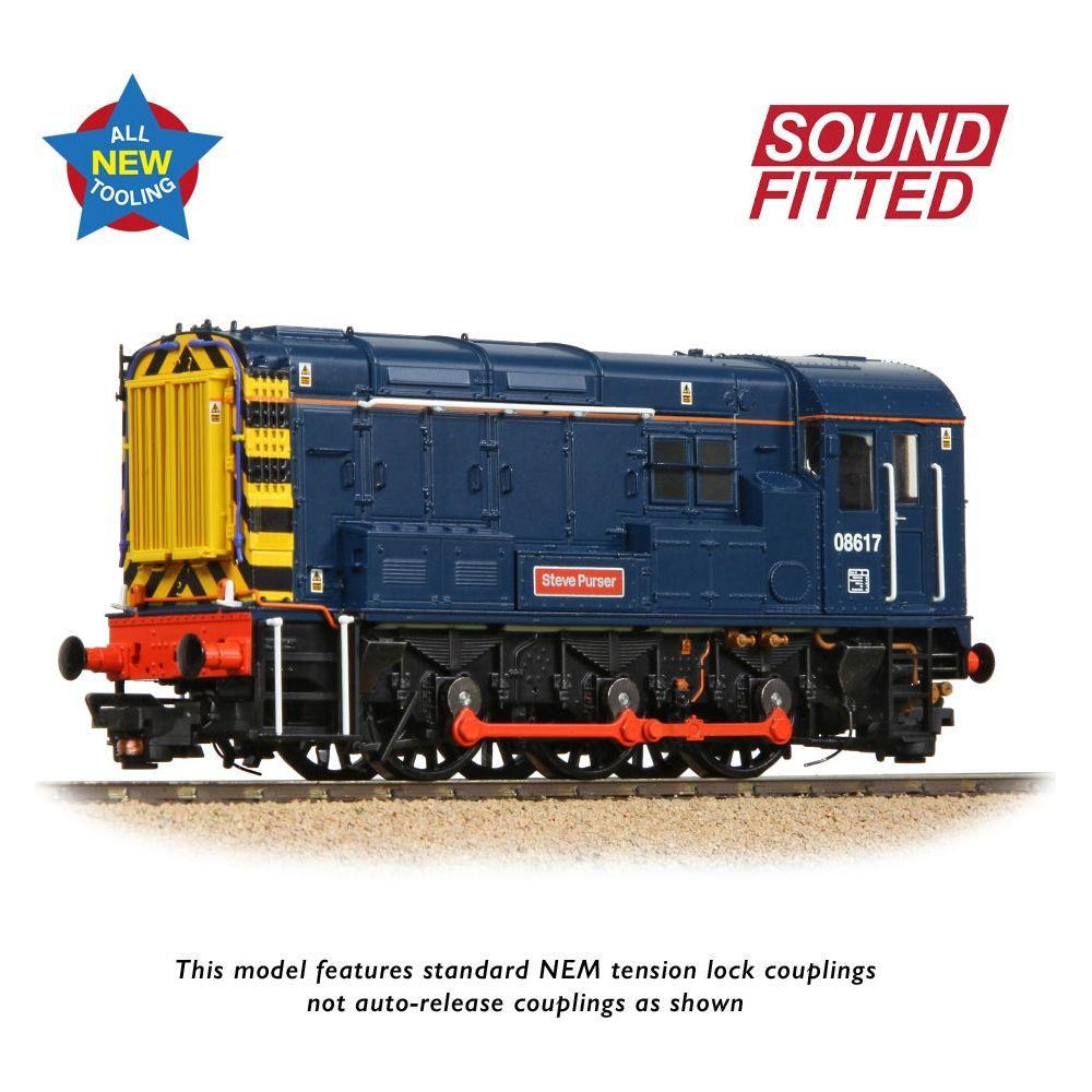 BRANCHLINE Class 08 08617 'Steve Purser' BR Blue