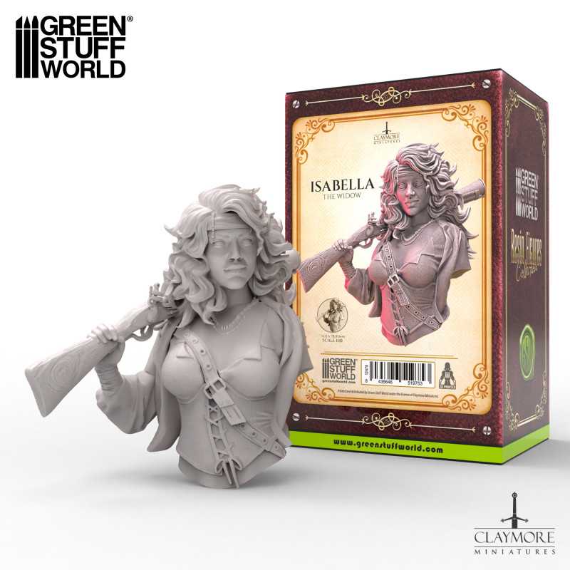 GREEN STUFF WORLD Claymore Miniatures - Isabella The Widow