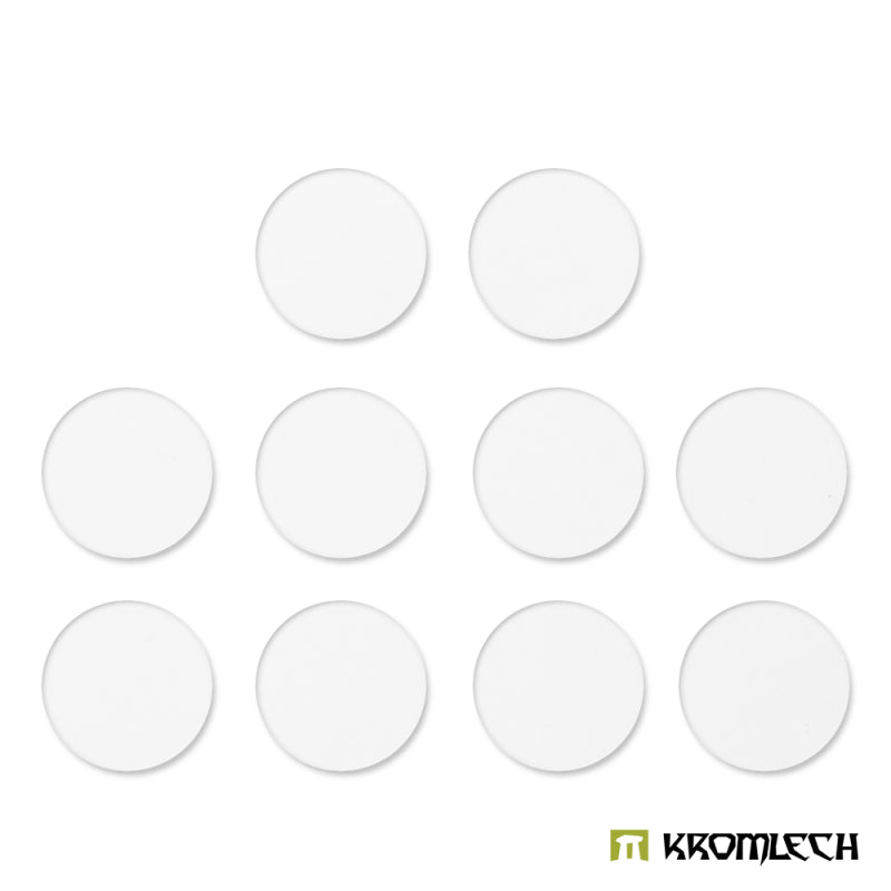 KROMLECH Clear Acrylic Bases: Round 70 mm