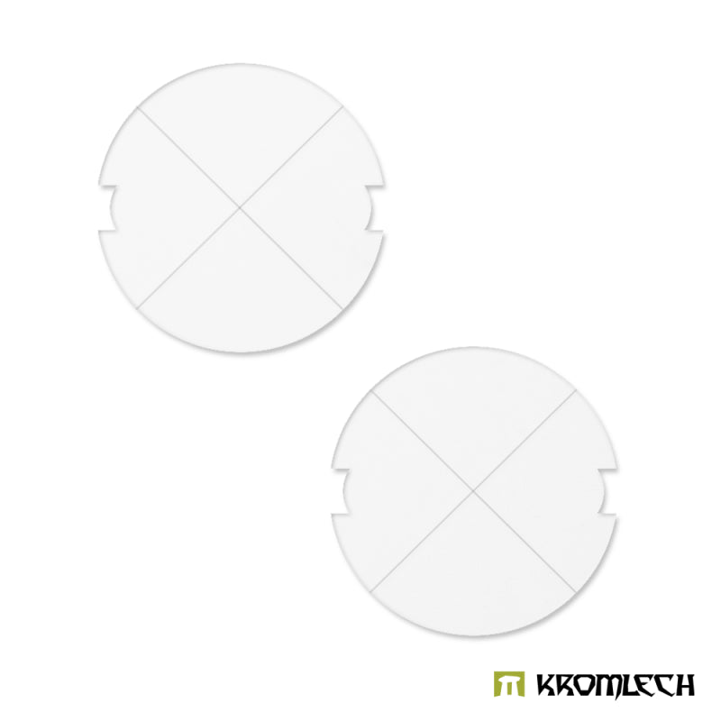 KROMLECH Clear Acrylic Legion Bases – 100 mm
