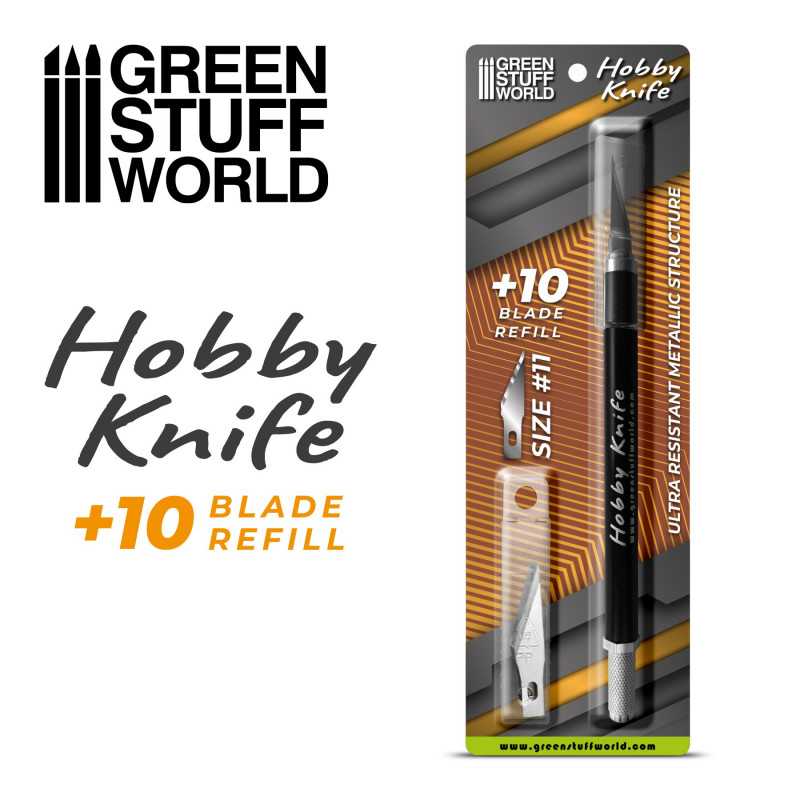 GREEN STUFF WORLD Craft knife with spare blades