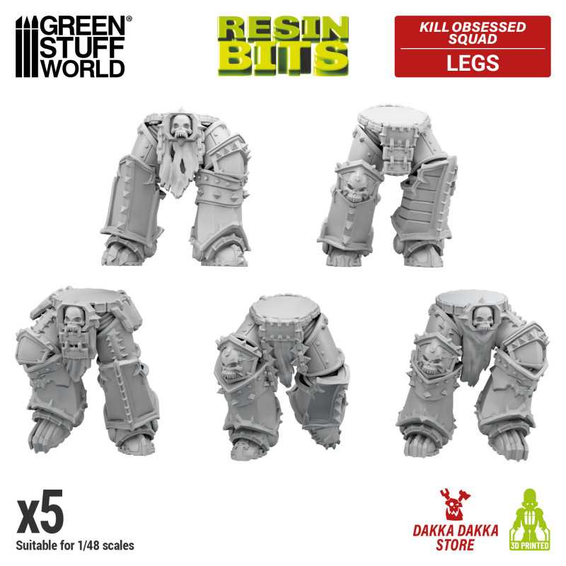 GREEN STUFF WORLD DakkaDakka - Kill Obsessed Squad - Legs